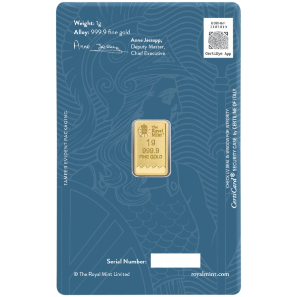 5g Gold Bar Britannia Minted Bar PLUS Instant Wins - Image 8