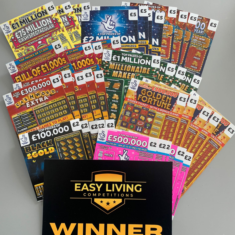 Win Scratchcard Bundle For ONLY P Easy Living Competitions