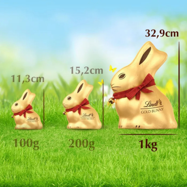 Lindt Gold Bunny - Milk Chocolate 1KG - Image 4
