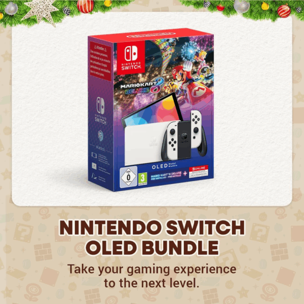 Nintendo Switch OLED + Mario Kart 8 Deluxe - Image 2