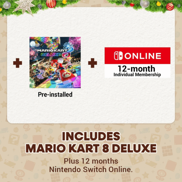 Nintendo Switch OLED + Mario Kart 8 Deluxe - Image 4