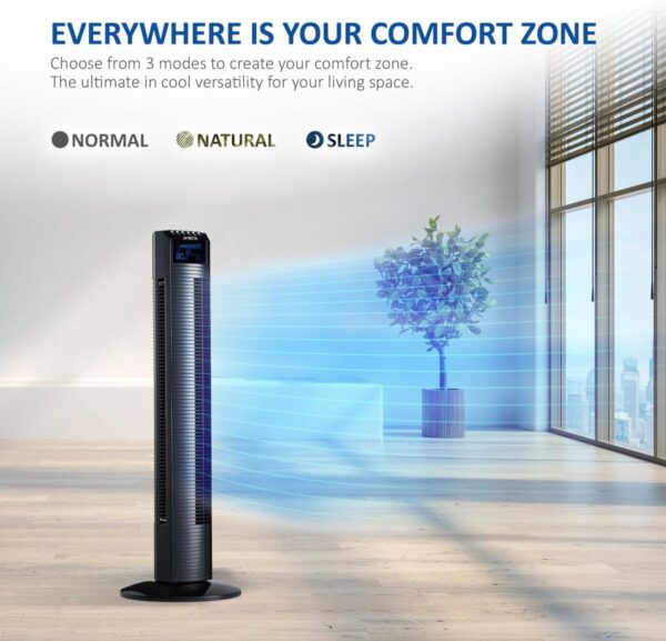 Free to Enter - Bladeless Tower Fan - Image 4