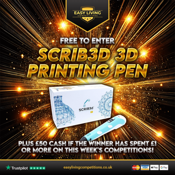 Free to Enter - Scrib3D 3D Printing Pen