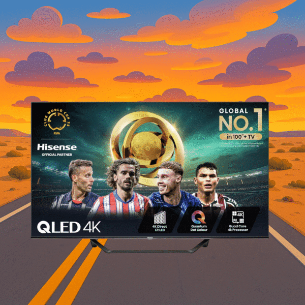 Hisense 55 inch 4K QLED Smart TV or £350 Cash