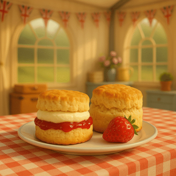 £100 Cash - Scones With Jam + Cream - 8 Points