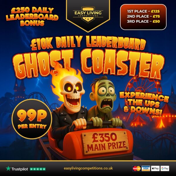 Ghost Coaster £10K Daily Leaderboard