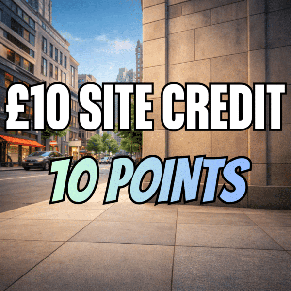 £10 Site Credit - 10 Points