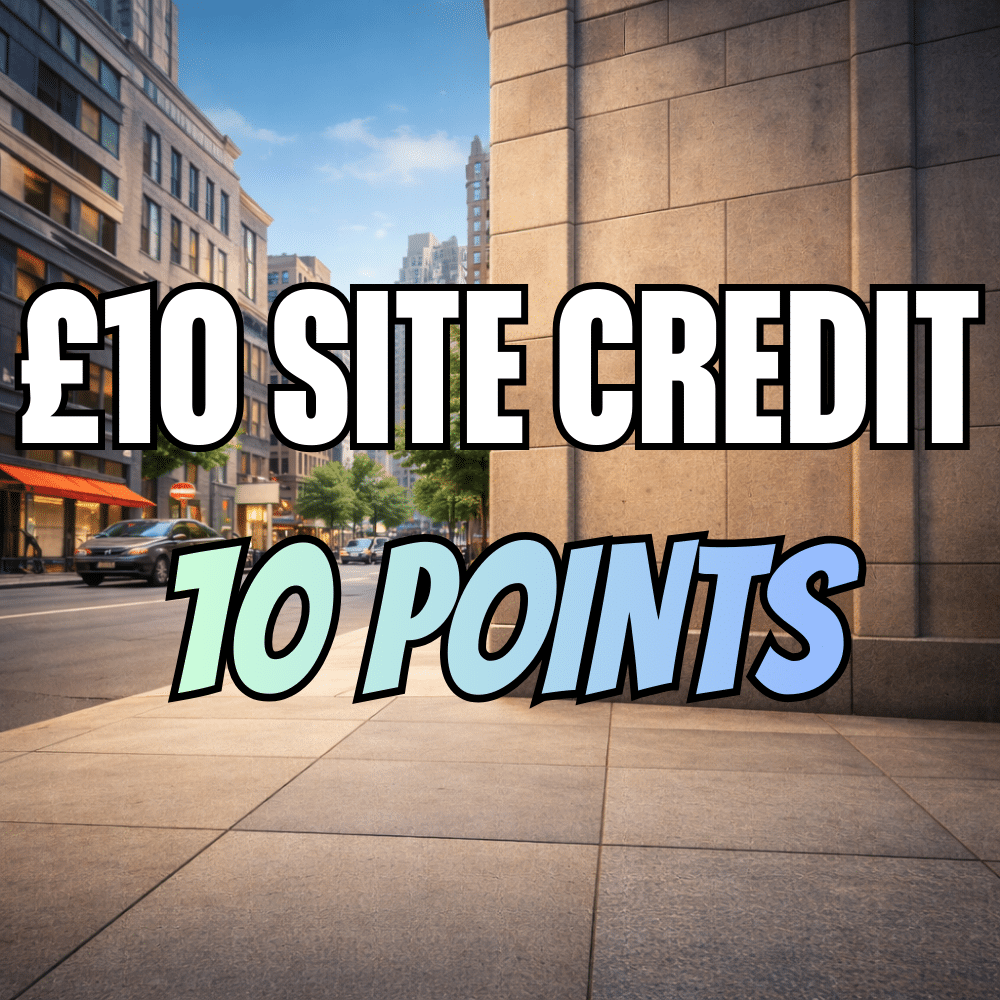 £10 Site Credit - 10 Points