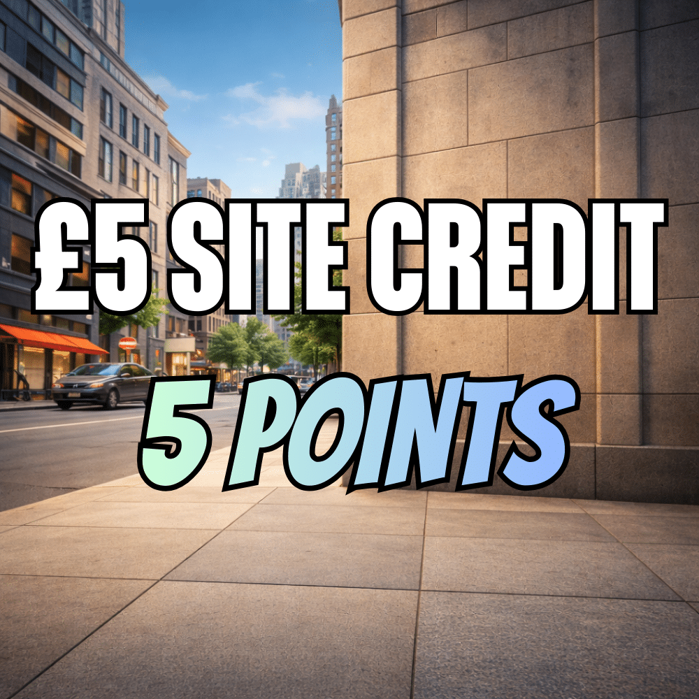 £5 Site Credit - 5 Points