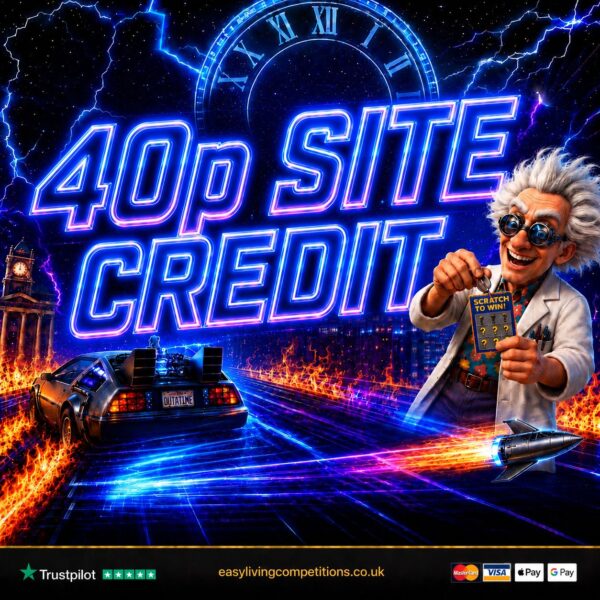 £0.40 Site Credit - Double Money Back!