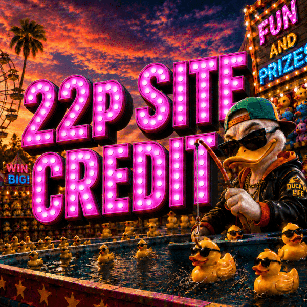 £0.22 Site Credit