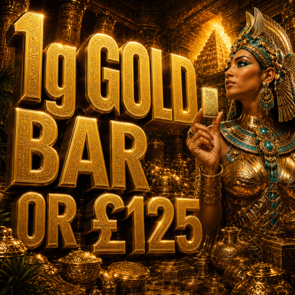 🪙 1g Gold Bar or £125 Cash